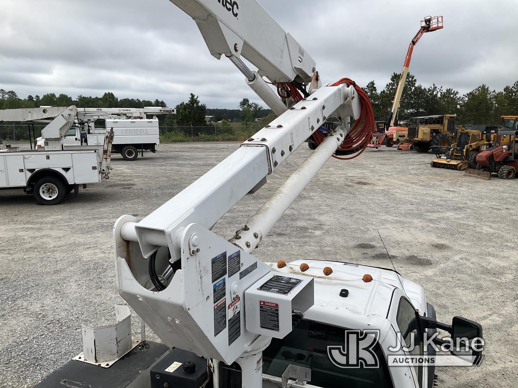 (Villa Rica, GA) Altec AT37G, Articulating & Telescopic Bucket Truck mounted behind cab on 2012 Ford