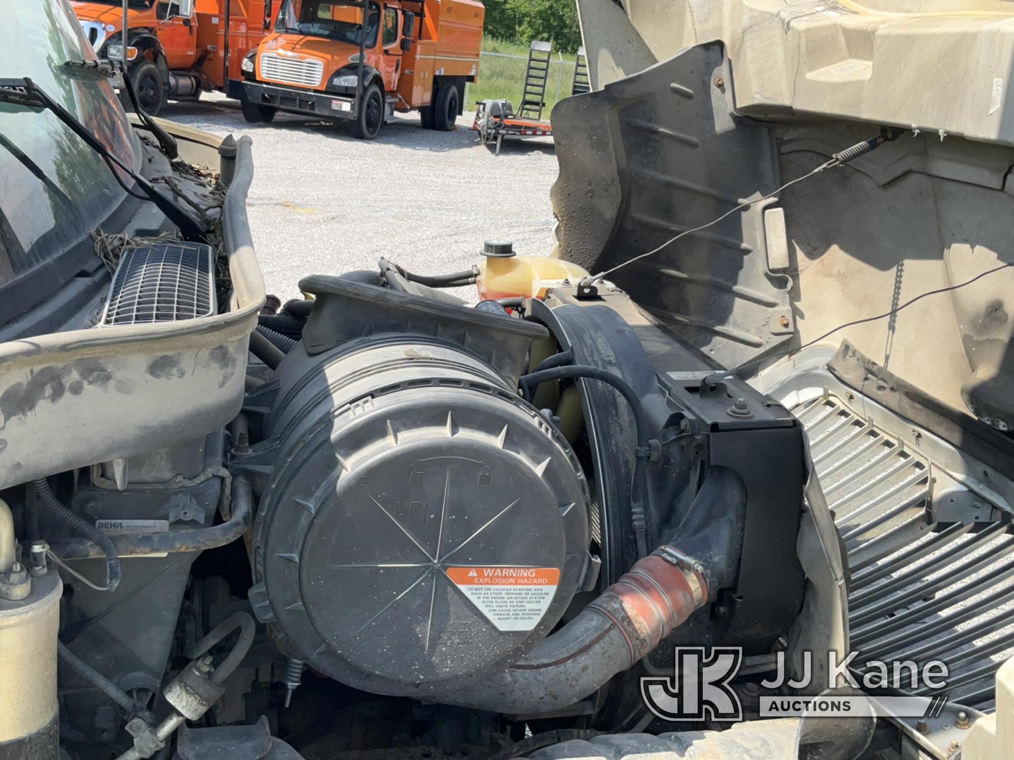 (Verona, KY) Altec DM47-TR, Digger Derrick rear mounted on 2008 International 4300 Flatbed/Utility T