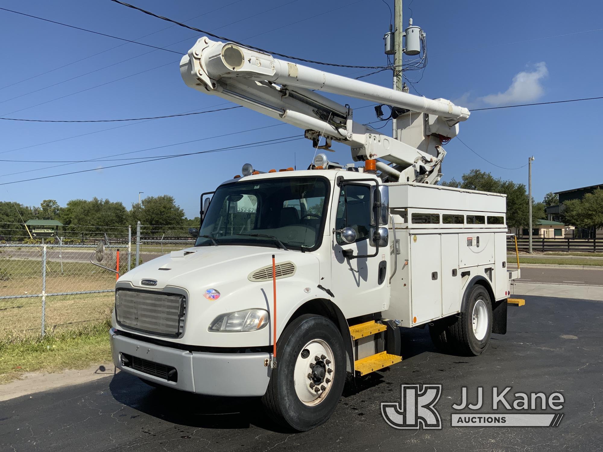 (Ocala, FL) Altec L42A, Over-Center Bucket Truck center mounted on 2013 Freightliner M2 106 Utility