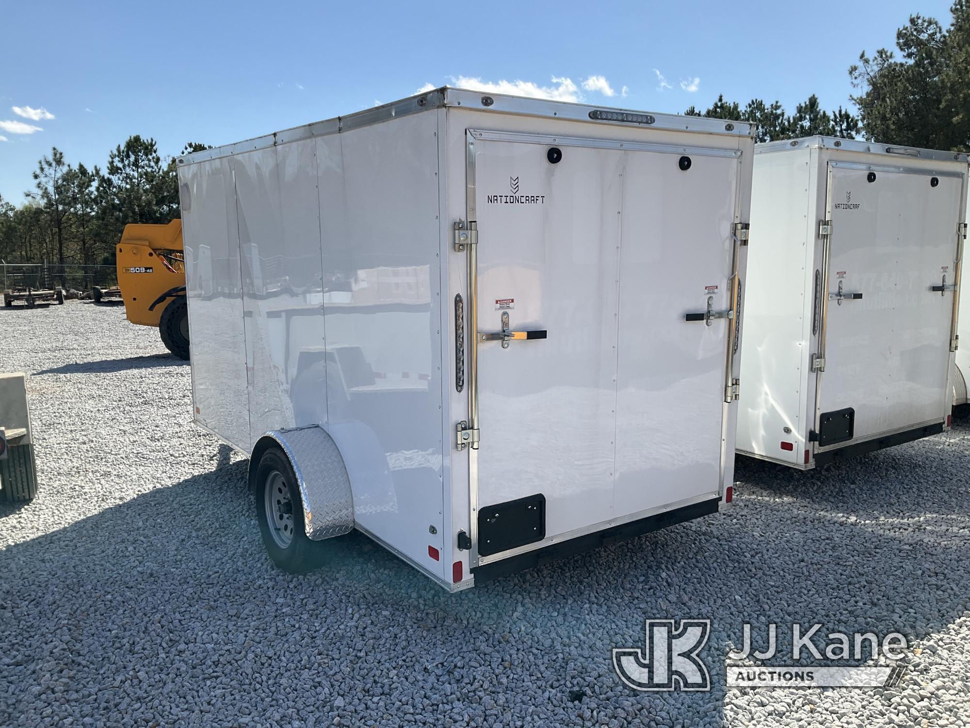 (Villa Rica, GA) 2022 Nationcraft 6x12 V Nose S/A Enclosed Cargo Trailer No Title