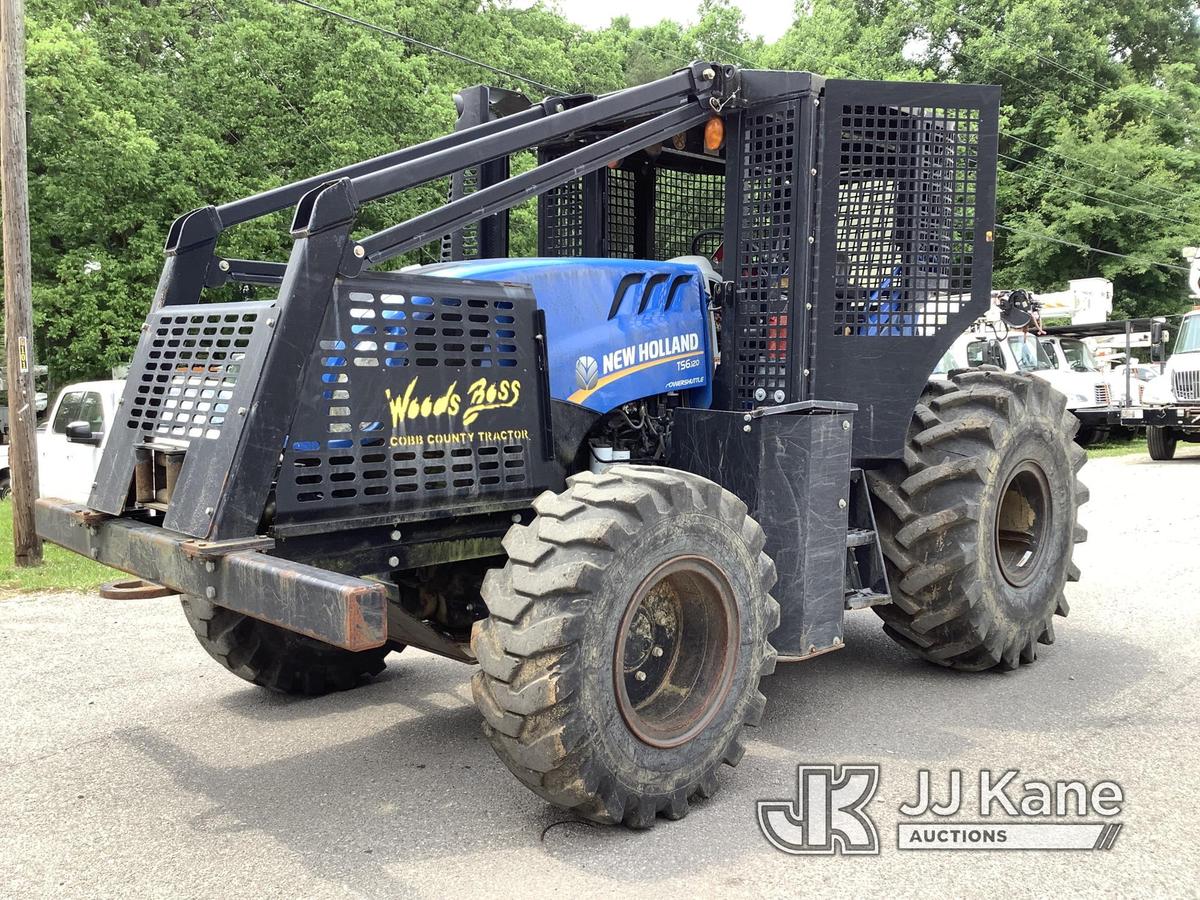 (Graysville, AL) 2018 New Holland TS6120 Utility Tractor Runs, Moves & Operates) (No Key) (Seller St