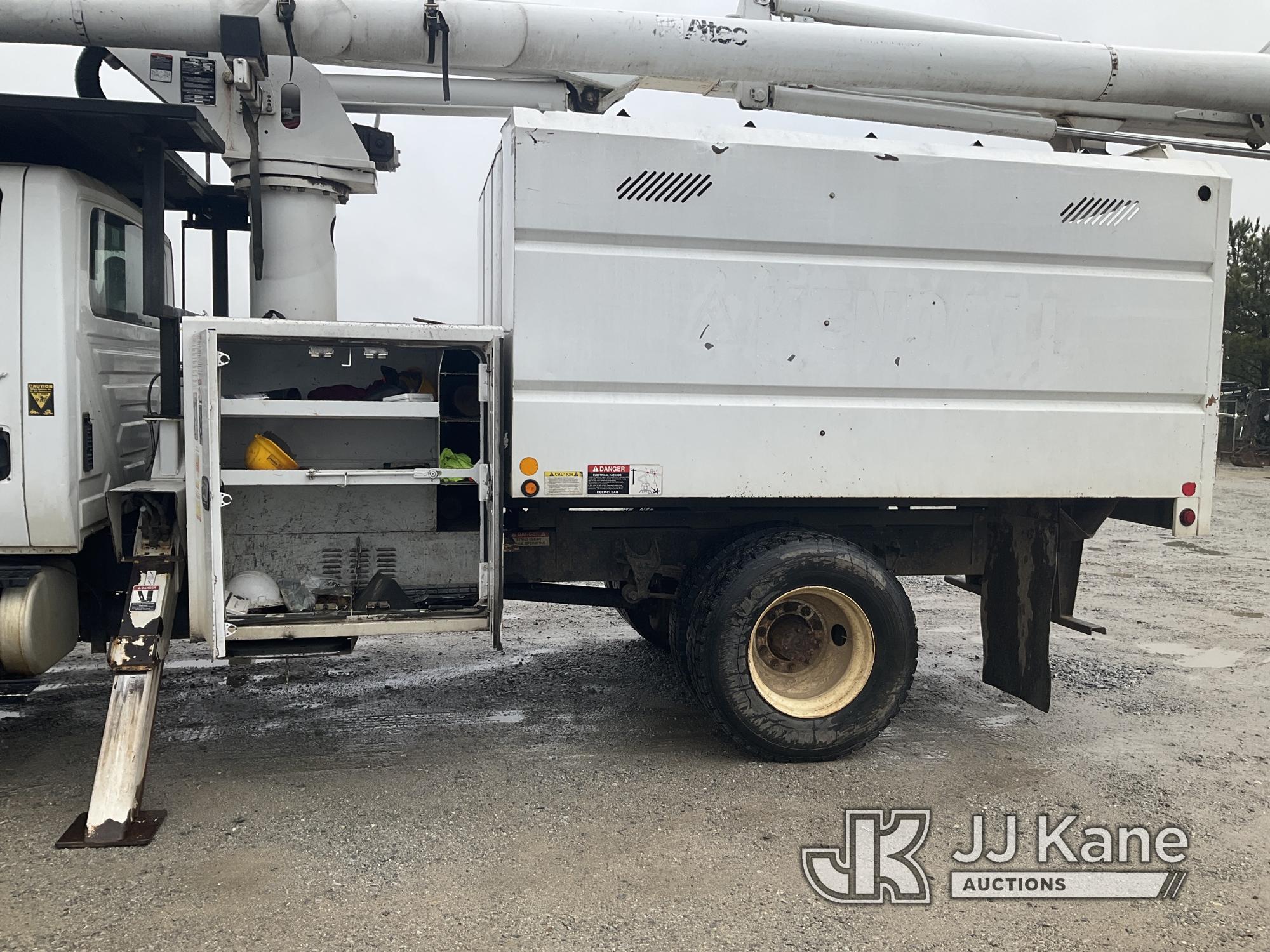 (Villa Rica, GA) Altec LRV-56, Over-Center Bucket Truck mounted behind cab on 2013 International 430