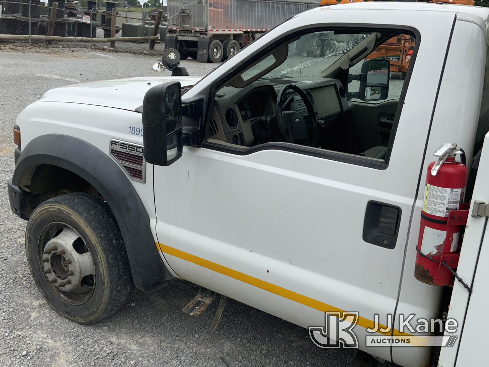 (New Tazewell, TN) Altec AT37G, Articulating & Telescopic Bucket Truck mounted behind cab on 2009 Fo