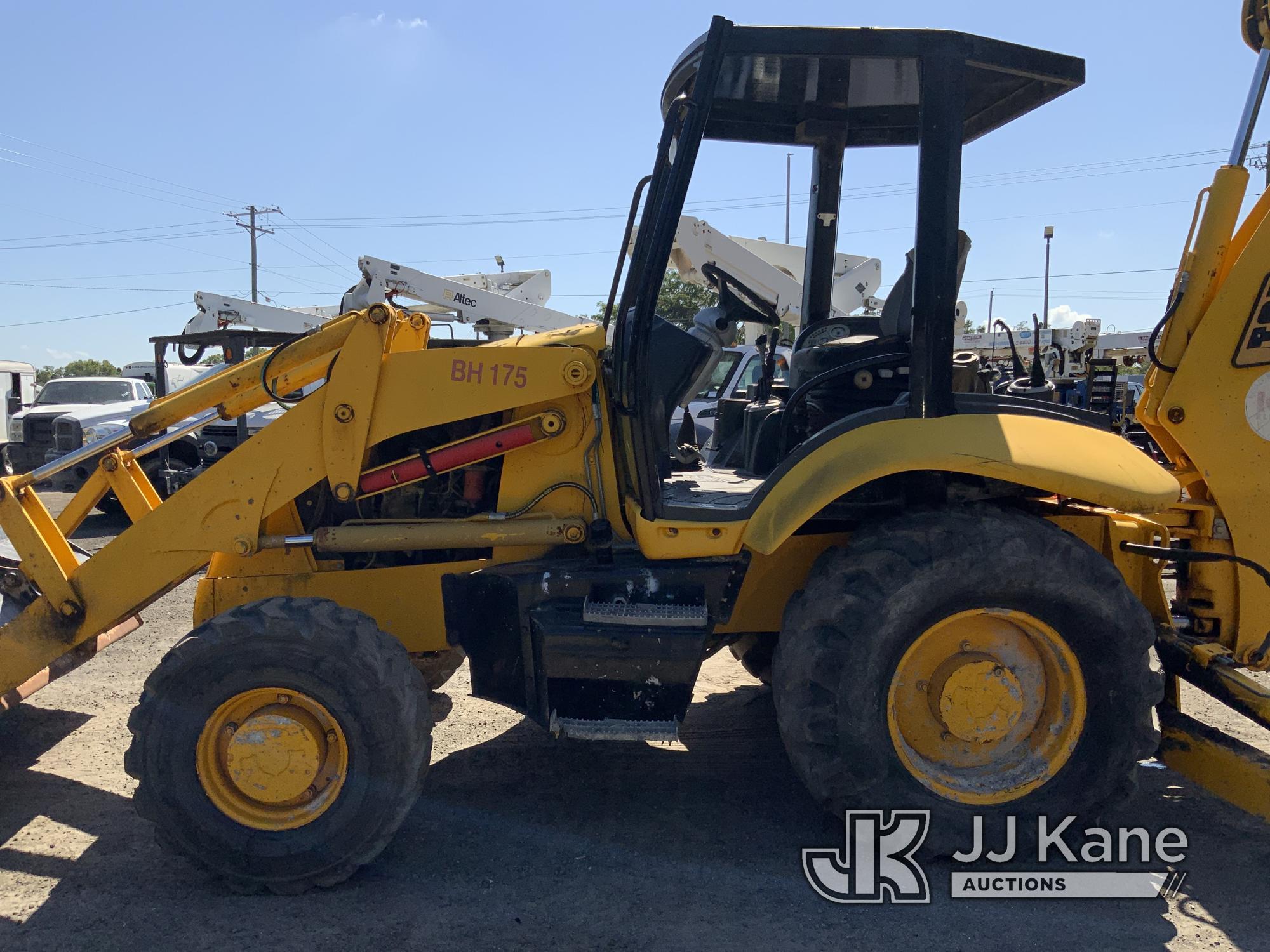 (Tampa, FL) 2003 JCB 214 Tractor Loader Extendahoe Runs, Moves & Operates) (Hydraulic Leak, Bad Brak