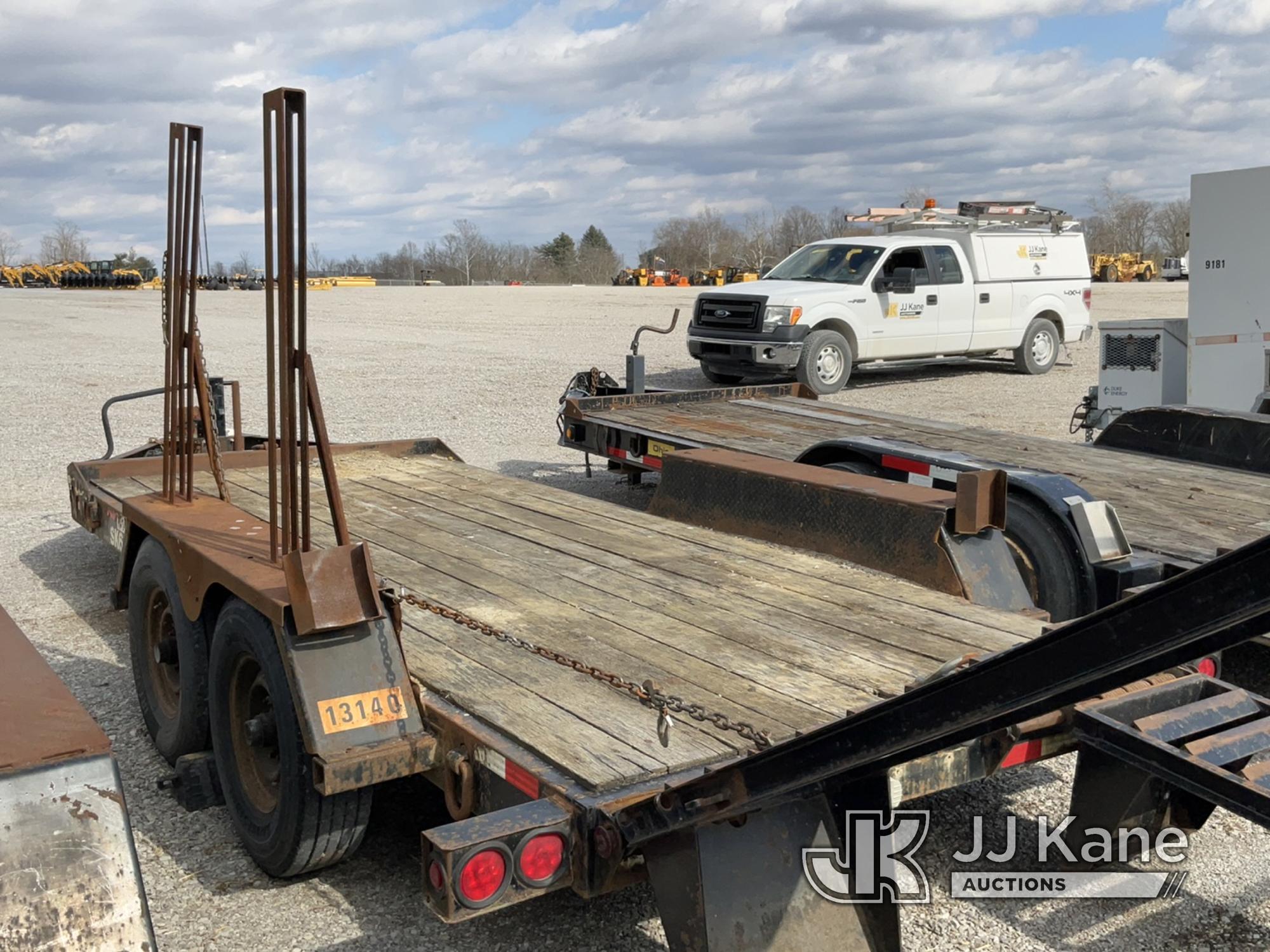 (Verona, KY) 2011 Eager Beaver SK6 T/A Tagalong Equipment Trailer Missing Ramp Chain, Rust Damage) (