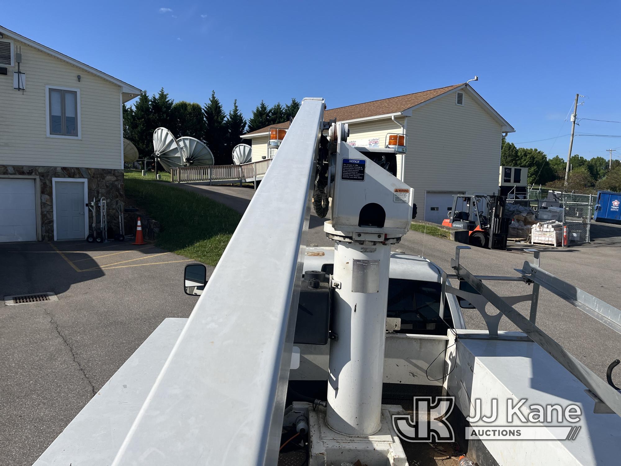 (Glade Hill, VA) Altec AT235, Telescopic Non-Insulated Bucket Truck mounted behind cab on 2012 Dodge