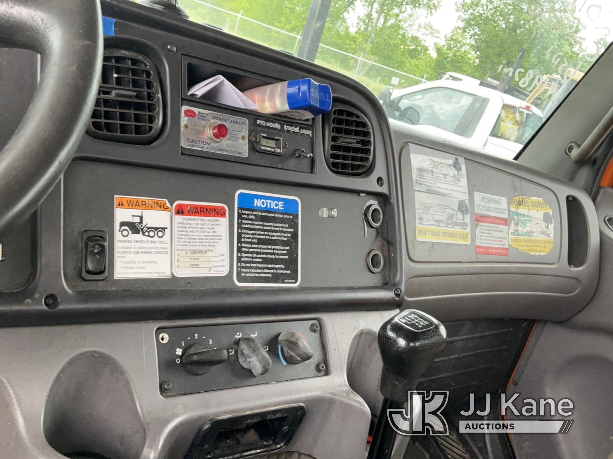 (Verona, KY) Altec LRV56, Over-Center Bucket Truck mounted behind cab on 2011 Freightliner M2106 Chi