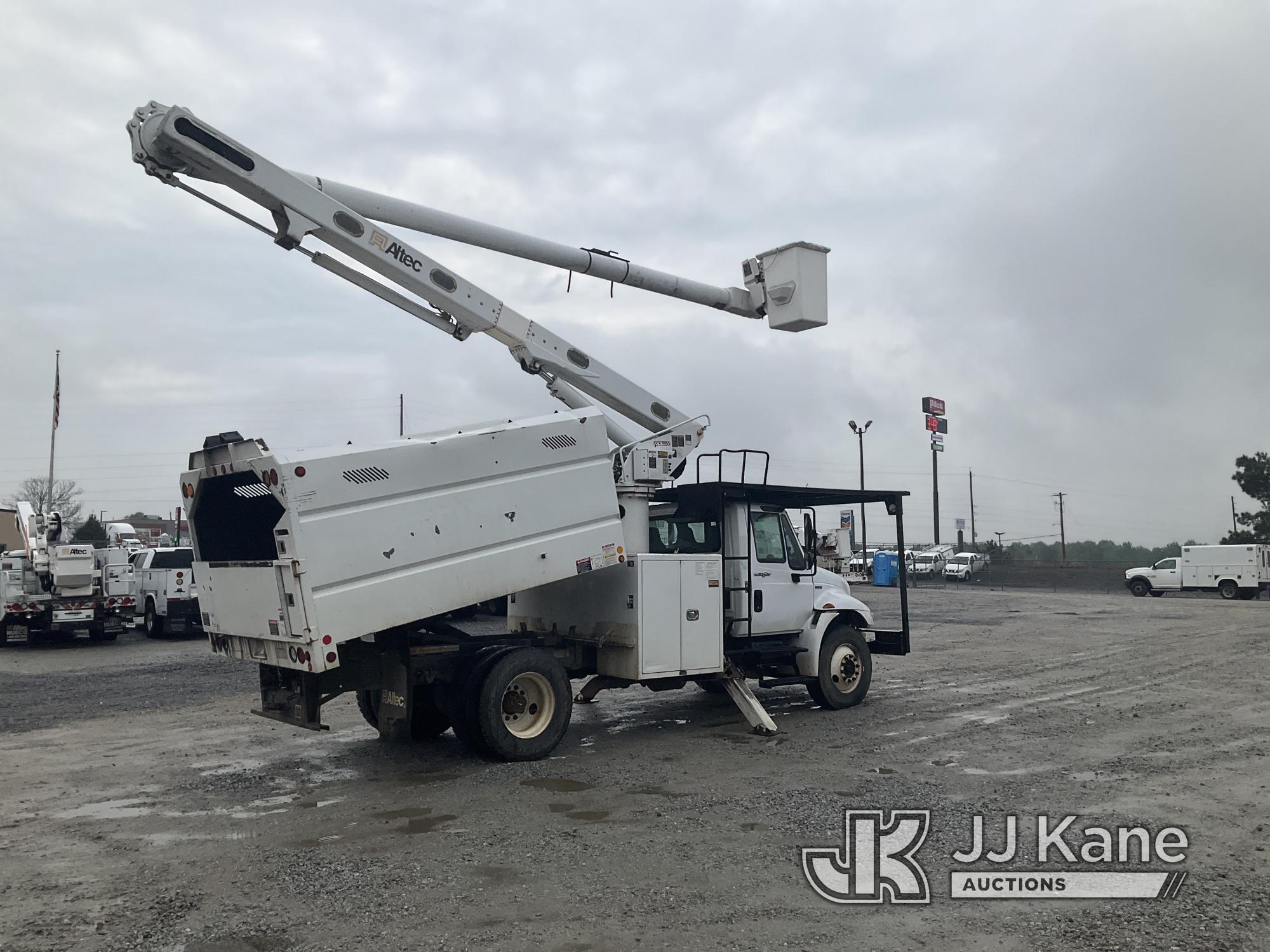 (Villa Rica, GA) Altec LRV-56, Over-Center Bucket Truck mounted behind cab on 2013 International 430