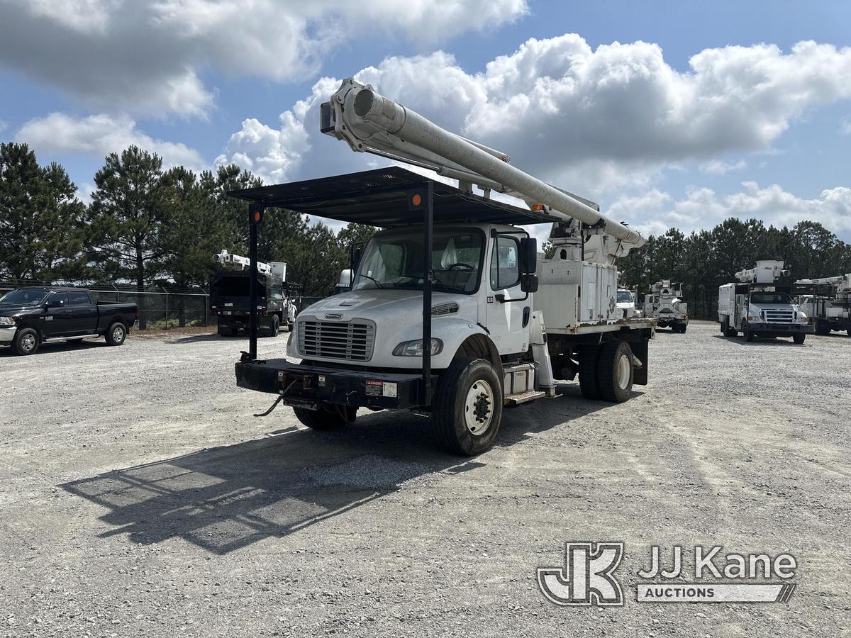 (Villa Rica, GA) Altec LRV-60E70, Over-Center Elevator Bucket Truck rear mounted on 2013 Freightline