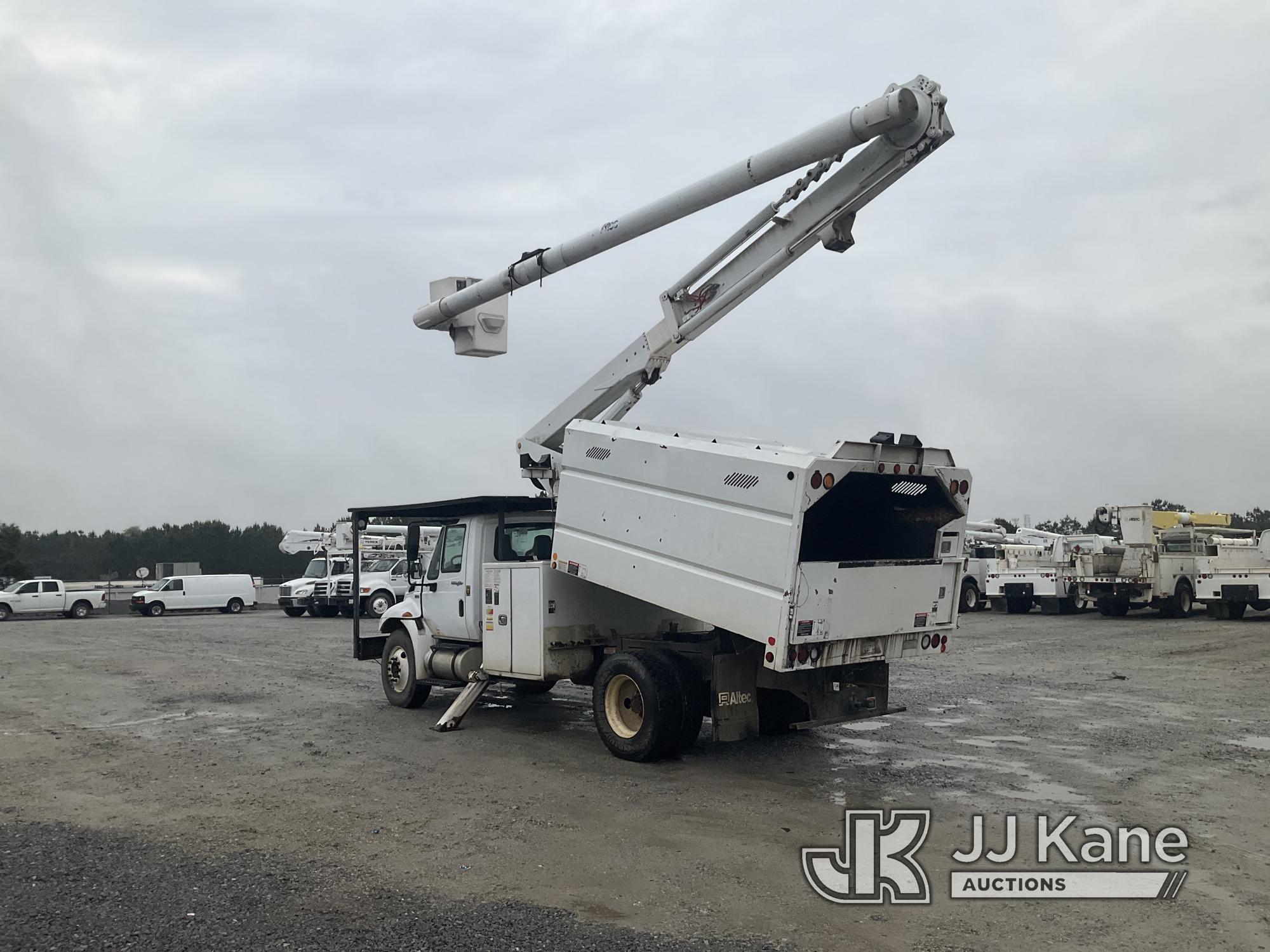 (Villa Rica, GA) Altec LRV-56, Over-Center Bucket Truck mounted behind cab on 2013 International 430