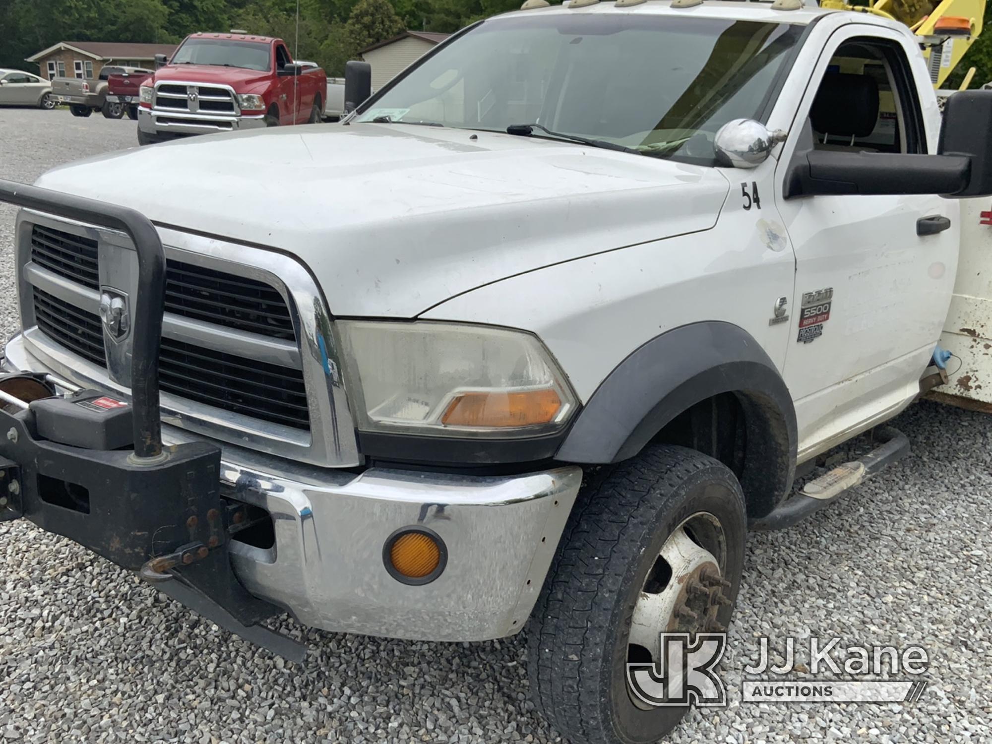 (New Tazewell, TN) Hi-Ranger HR-37M, Articulating & Telescopic Material Handling Bucket Truck mounte