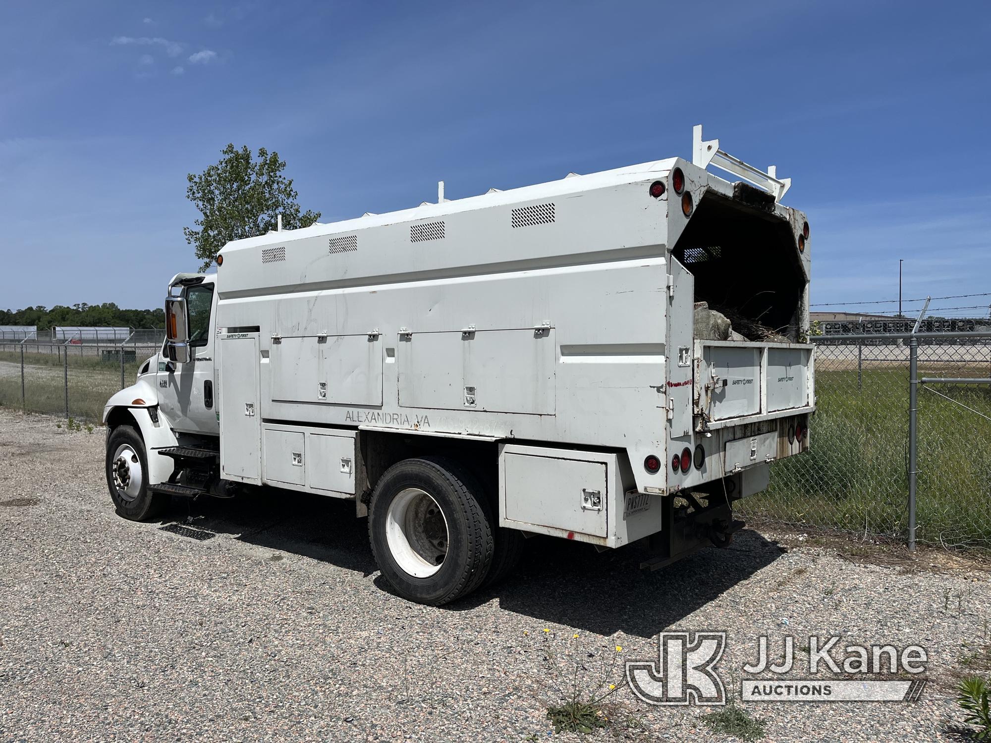 (Chester, VA) 2007 International 4300 Chipper Dump Truck Not Running, Cranks, Does Not Start) (Opera