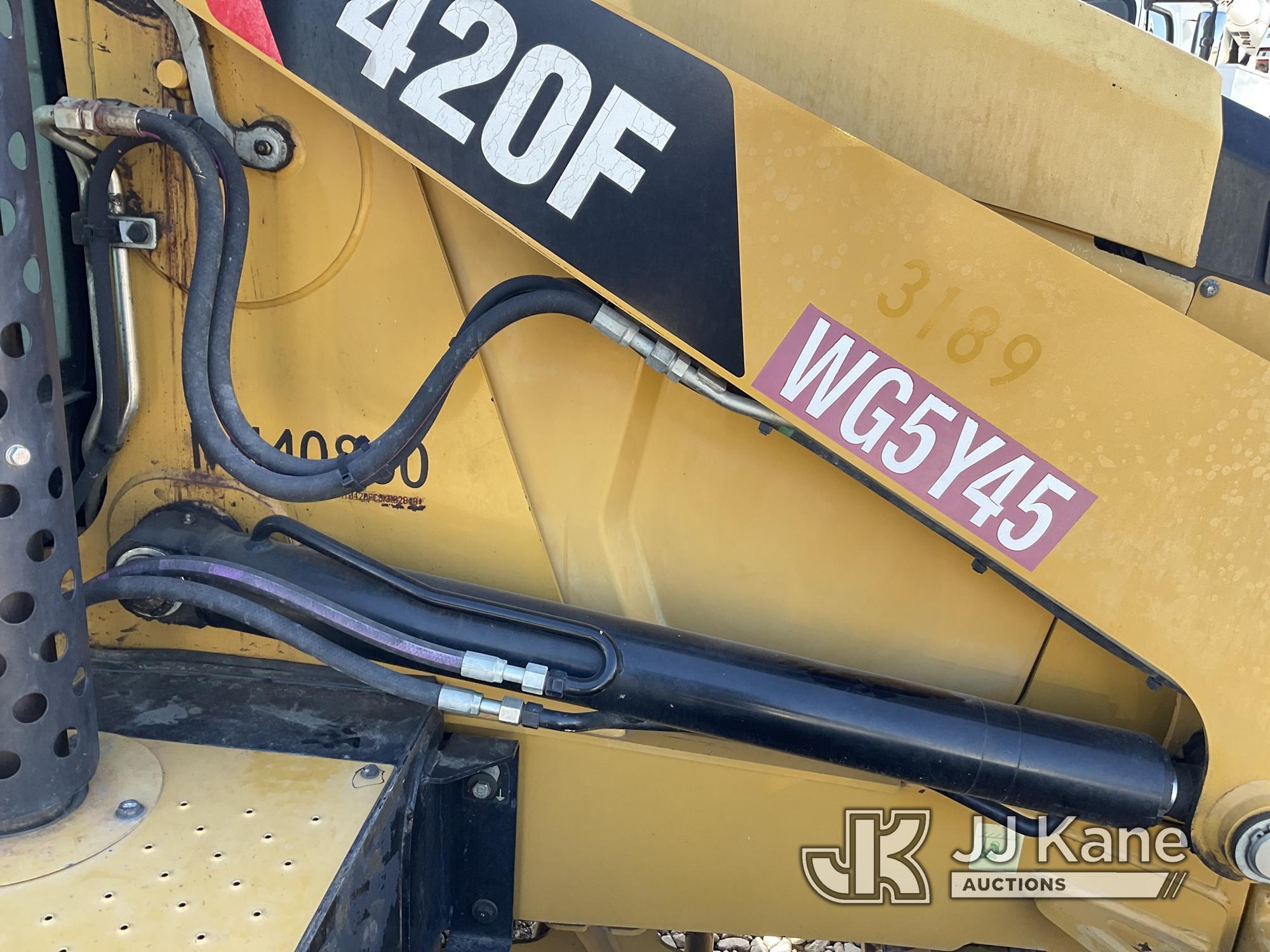 (Dixon, CA) 2014 Caterpillar 420F Tractor Loader Backhoe Runs, Moves & Operates