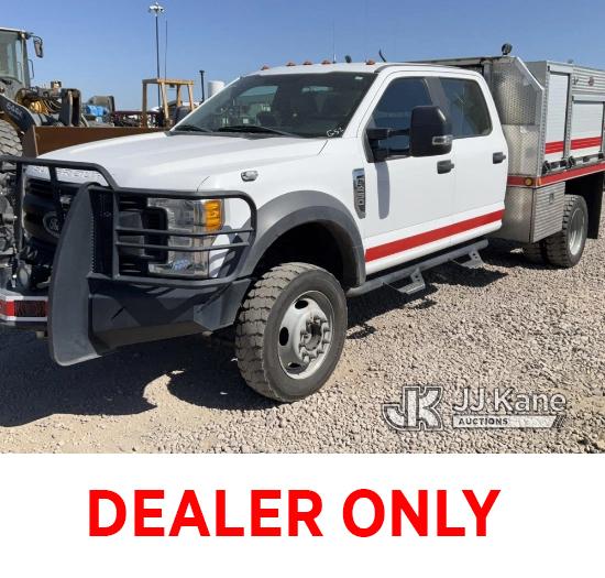 (Dixon, CA) 2017 Ford F450 4x4 Pumper/Fire Truck Runs & Moves) (Pump/Water Operation Unknown, Check