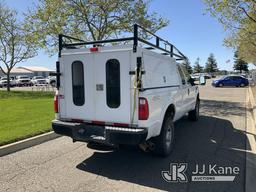 (Dixon, CA) 2010 Ford F350 4x4 Extended-Cab Pickup Truck Runs & Moves, Missing Left Side View Mirror