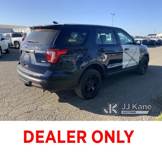 (Dixon, CA) 2019 Ford Explorer AWD Police Interceptor 4-Door Sport Utility Vehicle Runs & Moves) (No