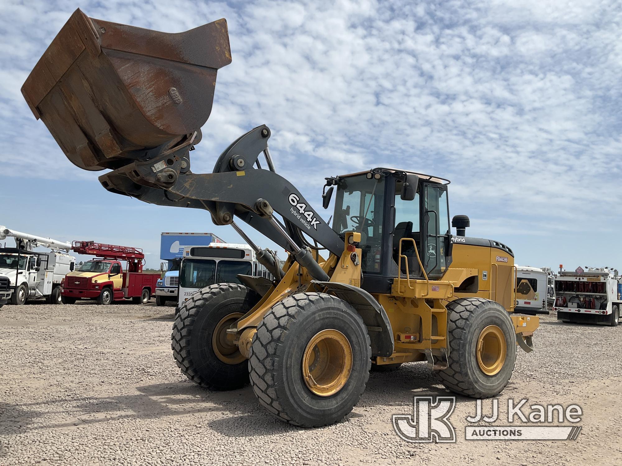 (Dixon, CA) John Deere 644J Articulating Wheel Loader Runs, Moves, & Operates