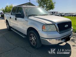 (Dixon, CA) 2008 Ford F150 Crew-Cab Pickup Truck Runs & Moves, No 4th Gear