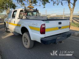 (Dixon, CA) 2009 Ford F350 4x4 Crew-Cab Pickup Truck Runs & Moves) (ABS Light Is On, Driver Side Mir