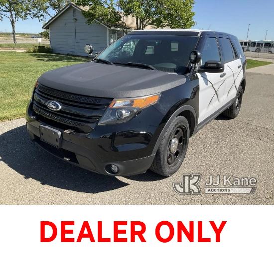 (Dixon, CA) 2015 Ford Explorer AWD Police Interceptor 4-Door Sport Utility Vehicle Runs & Moves, Eng