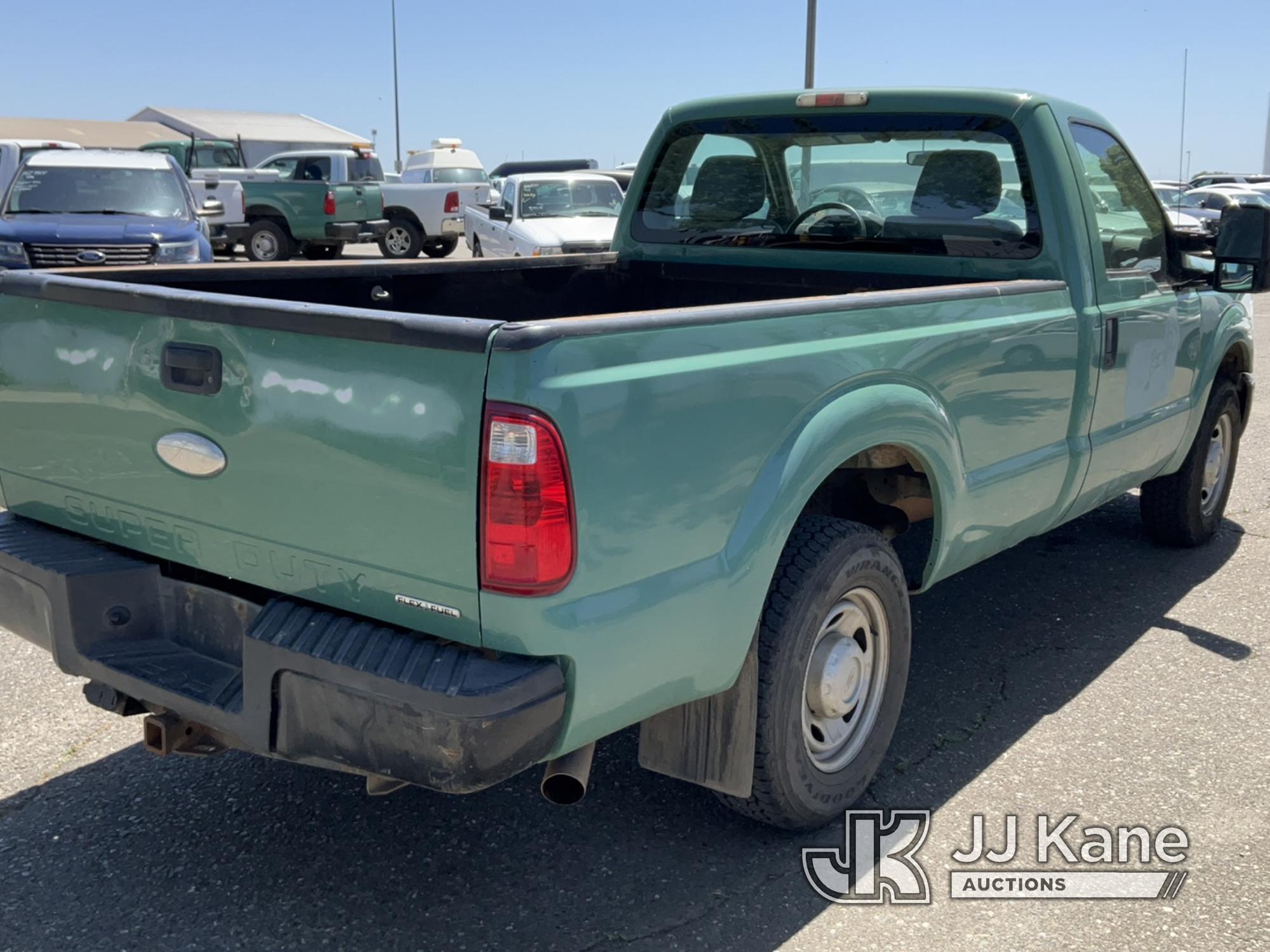 (Dixon, CA) 2012 Ford F250 Pickup Truck Runs & Moves, Monitors, Flat Tire