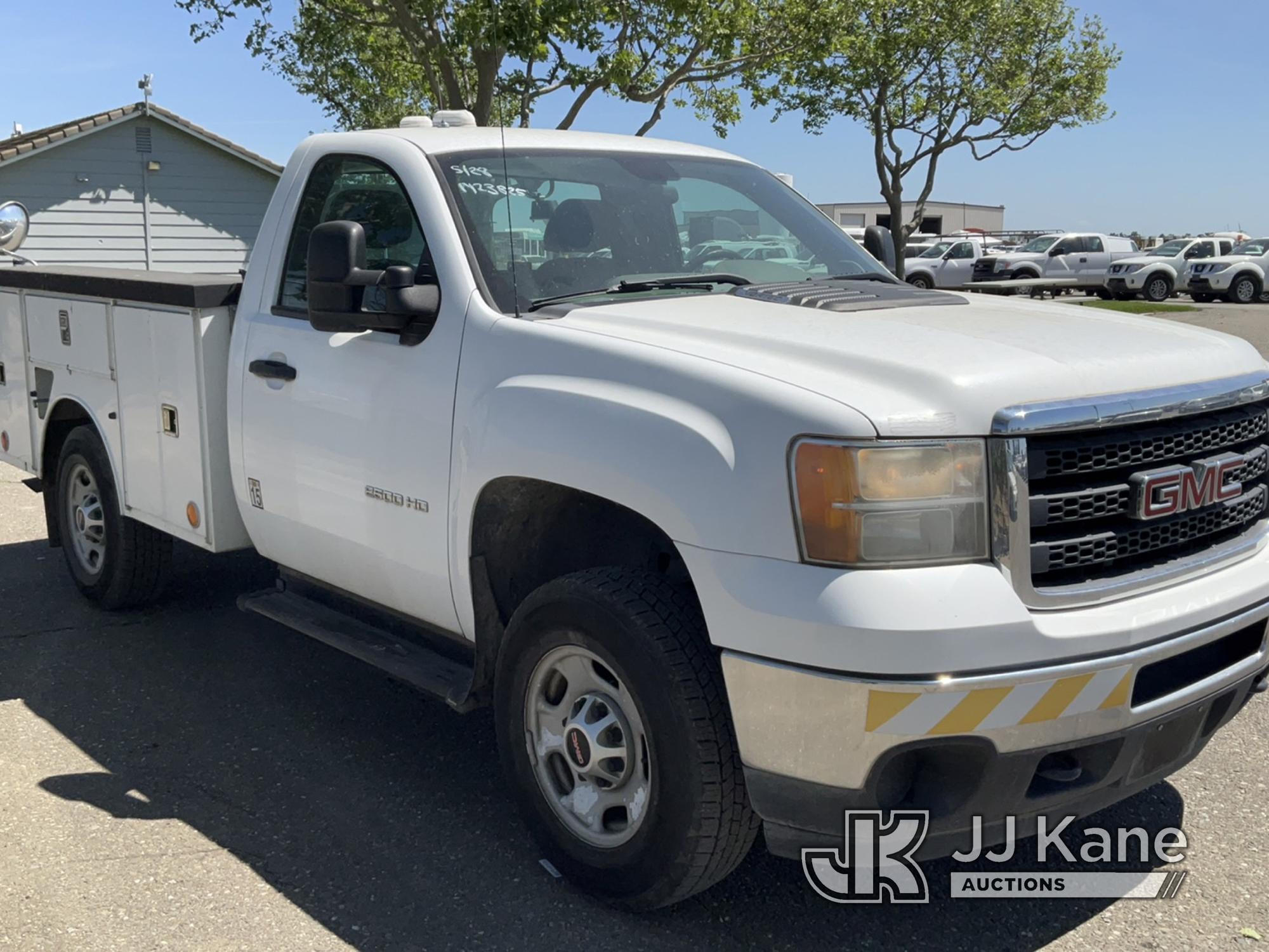 (Dixon, CA) 2013 GMC Sierra 2500HD Service Truck Runs & Moves