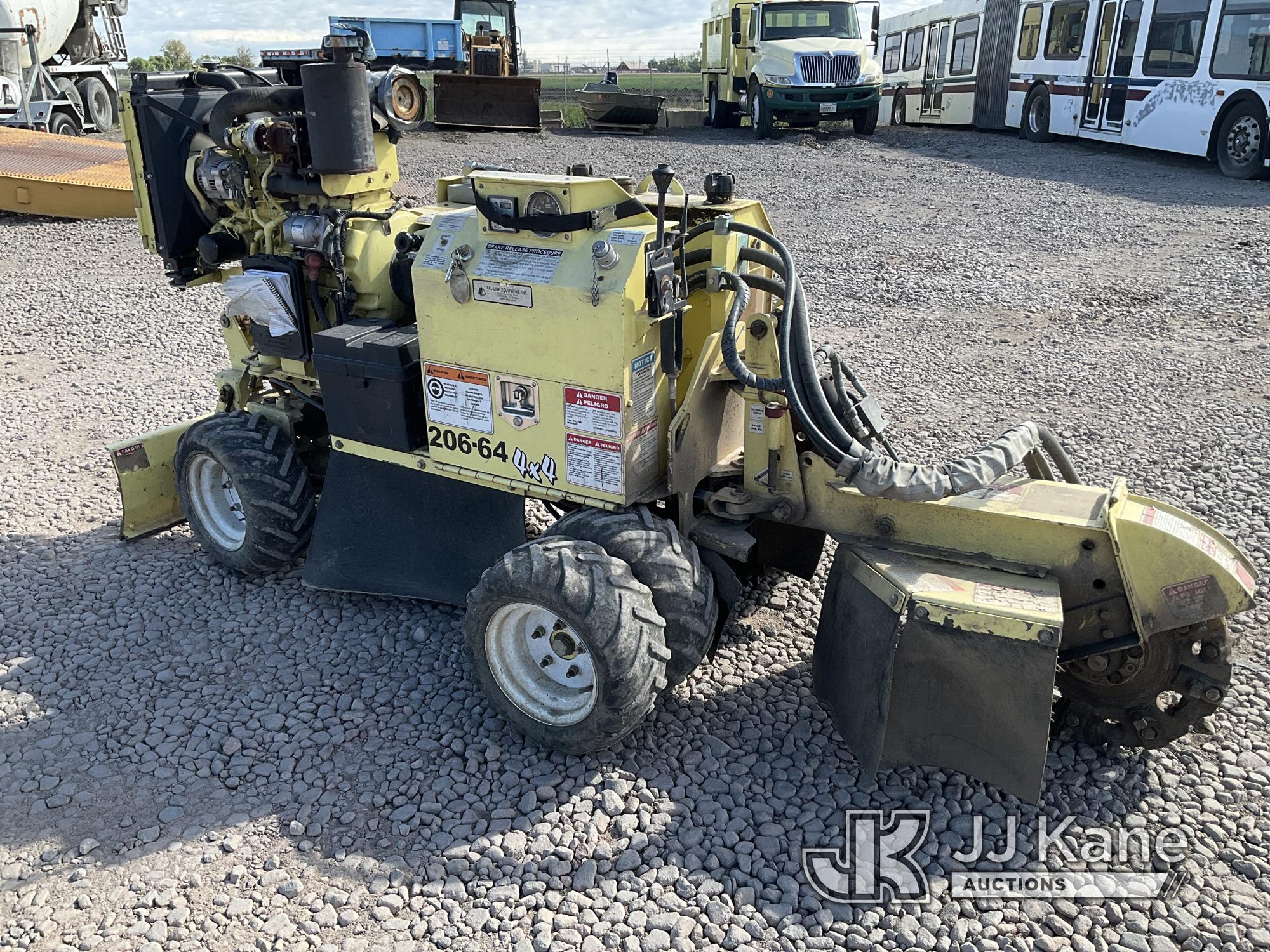 (Dixon, CA) 2015 Bandit Industries 2550 Rubber Tired Walk-Beside Stump Cutter Runs, Moves, & Operate