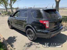 (Dixon, CA) 2015 Ford Explorer AWD Police Interceptor Sport Utility Vehicle Runs & Moves)( No Rear S