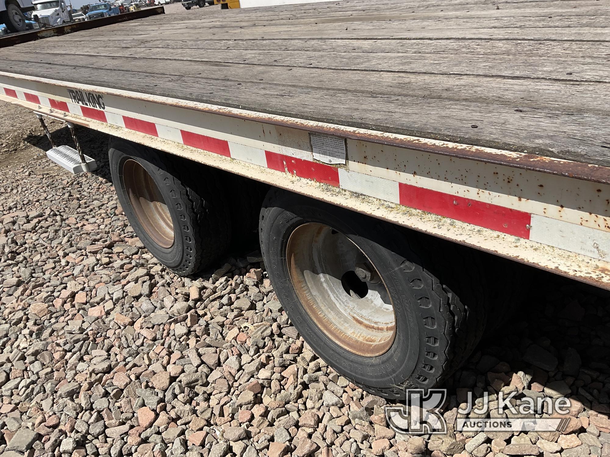 (Dixon, CA) 1997 Trail King TK24-2400 T/A Tagalong Equipment Trailer, Deck Dimensions: Width 7ft 7in