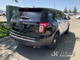 (Dixon, CA) 2015 Ford Explorer 4x4 4-Door Sport Utility Vehicle Runs & Moves, Engine Code P0420 Cata