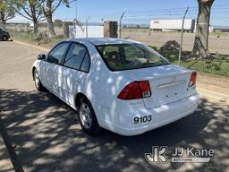 (Dixon, CA) 2003 Honda Civic Hybrid 4-Door Hybrid Sedan Runs & Moves)(Check Engine Light On)( SRS Li