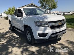 (Dixon, CA) 2016 Chevrolet Colorado 4x4 Extended-Cab Pickup Truck Runs & Moves) (Oil Leak