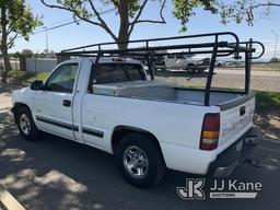 (Dixon, CA) 2002 Chevrolet Silverado 1500 Pickup Truck Runs & Moves.