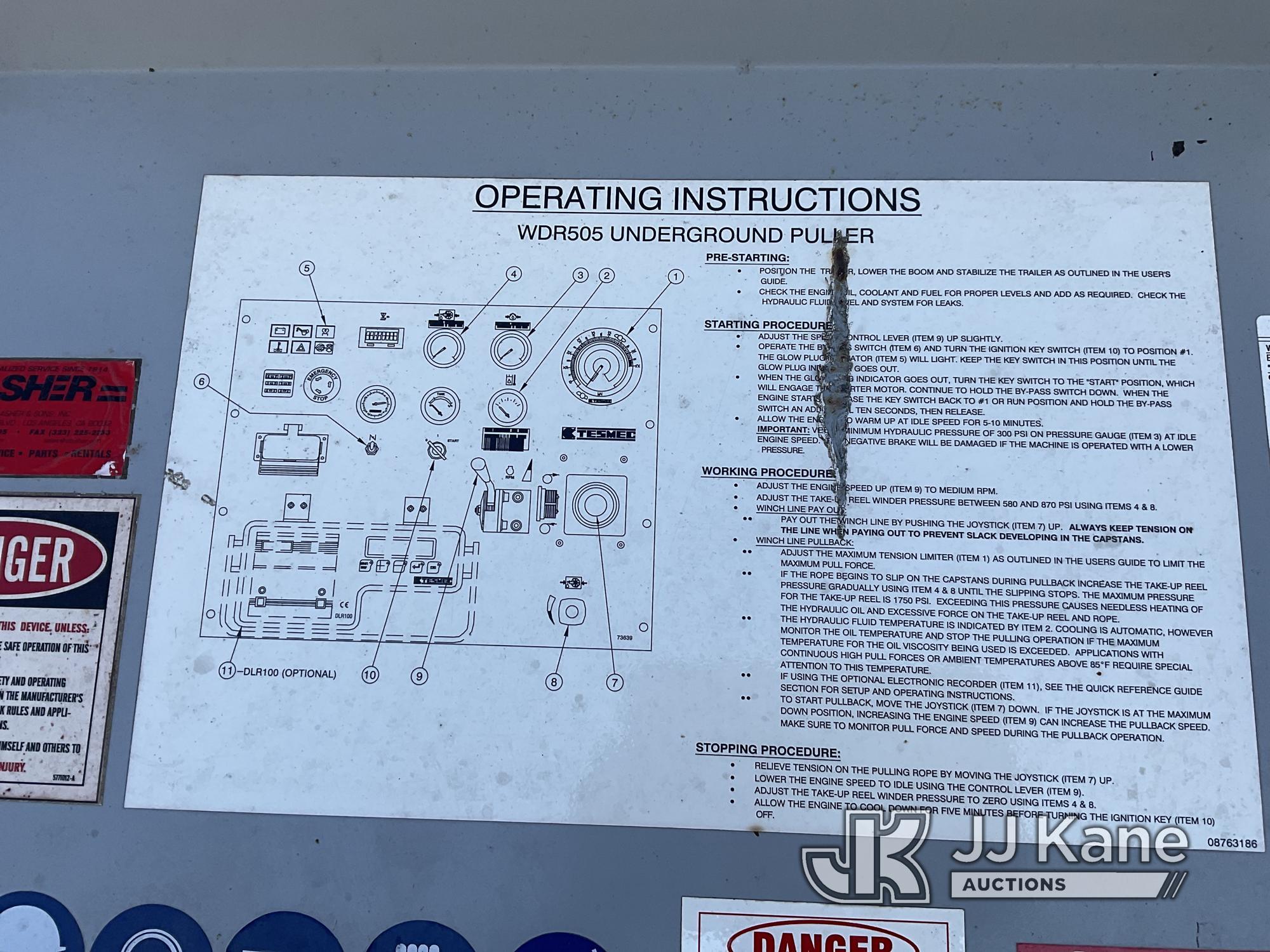 (Dixon, CA) 2011 Tensioner Trailer Road Worthy, Operates