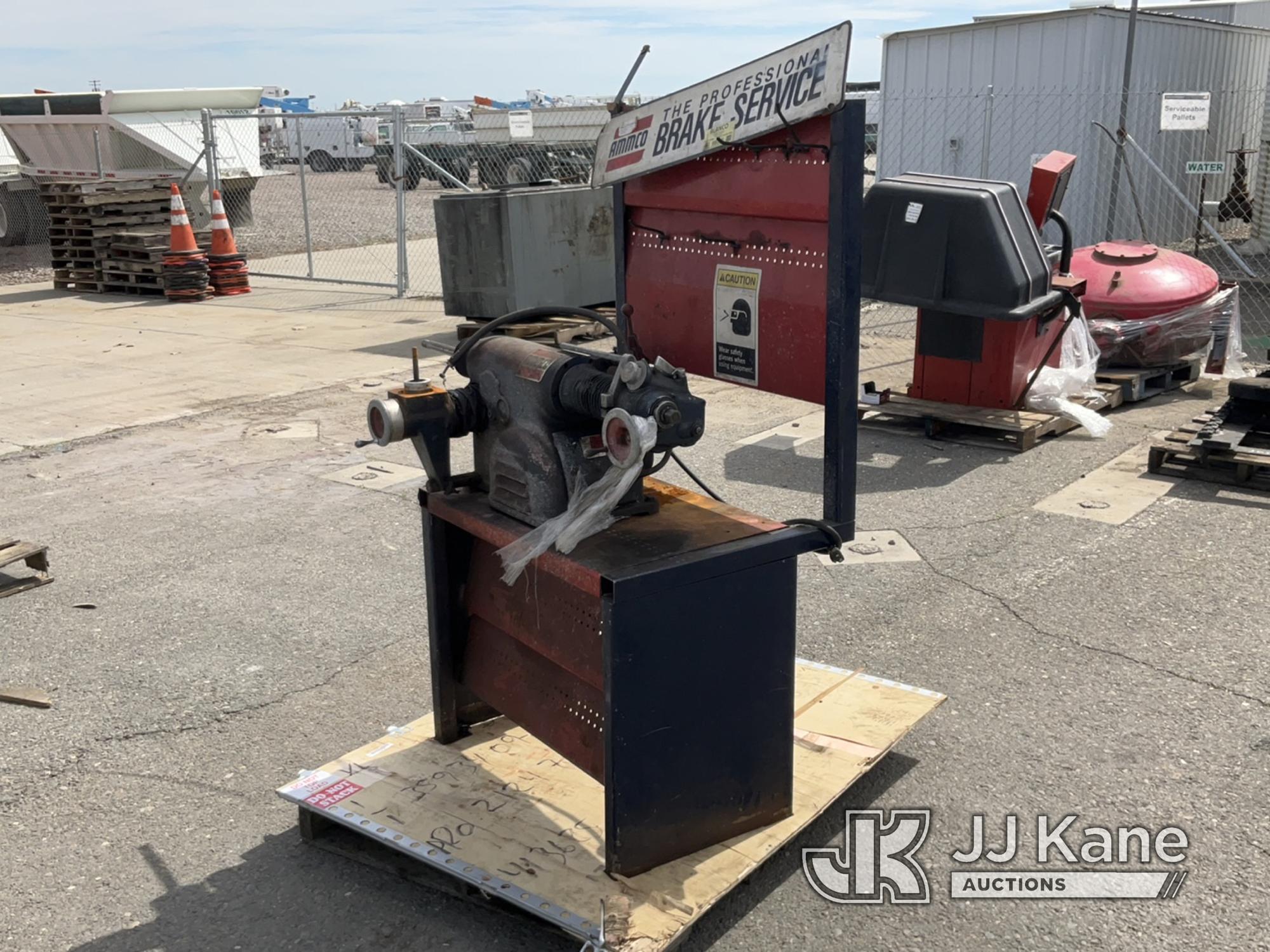 (Dixon, CA) Ammco Brake Lathe (Worn Worn, Operation Status Unknown