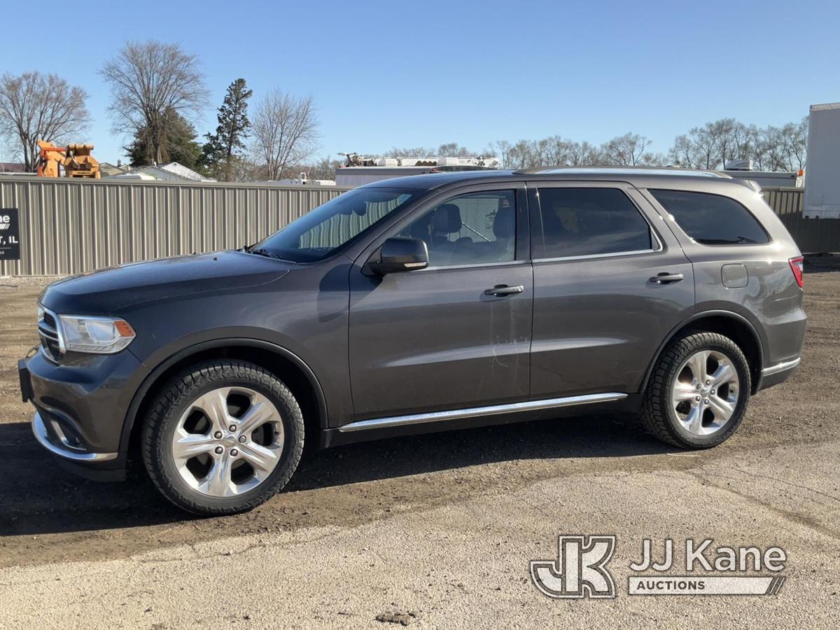 (South Beloit, IL) 2015 Dodge Durango AWD 4-Door Sport Utility Vehicle Runs, Moves