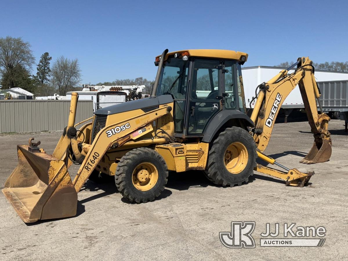 (South Beloit, IL) 2006 John Deere 310SG 4x4 Tractor Loader Backhoe Runs & Operates