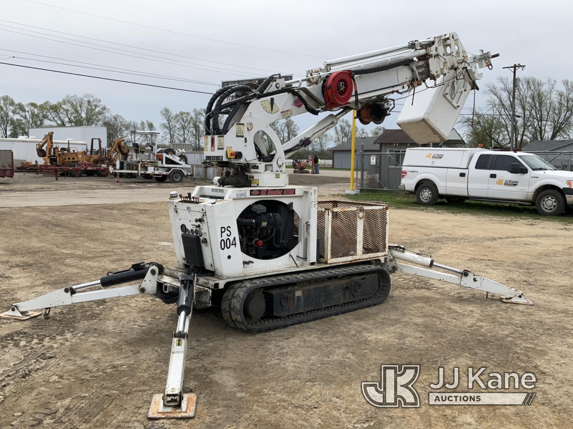 (South Beloit, IL) SDP EZ-Hauler 4100, Back Yard Digger Derrick mounted on 2008 SDP EZ hauler Crawle