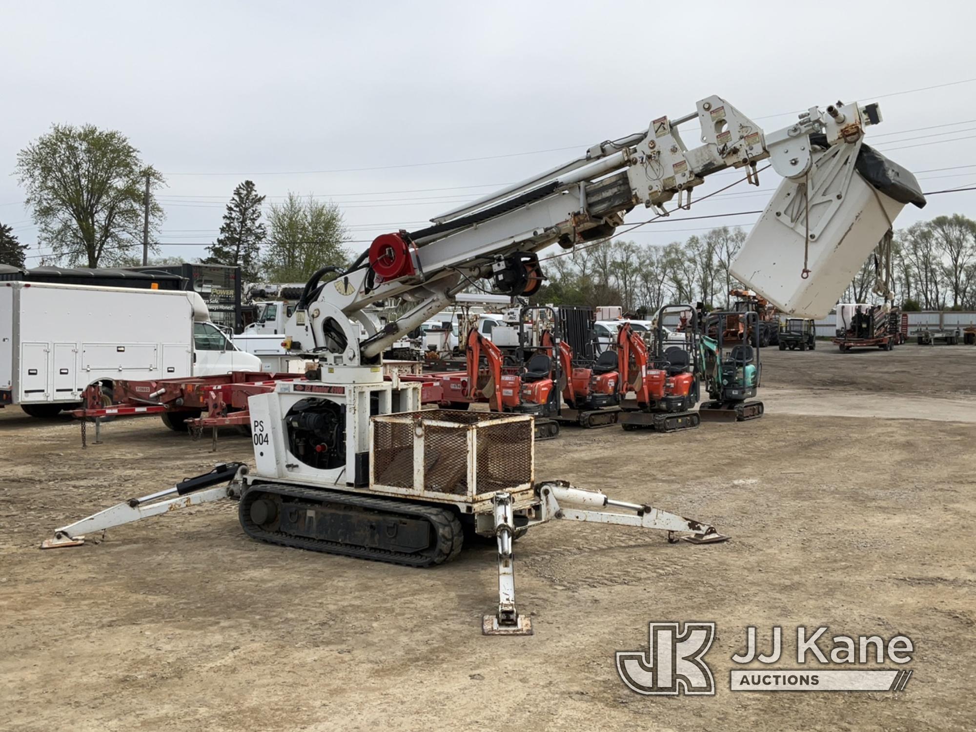 (South Beloit, IL) SDP EZ-Hauler 4100, Back Yard Digger Derrick mounted on 2008 SDP EZ hauler Crawle