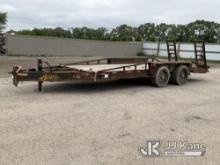 (South Beloit, IL) 2011 Belshe Industries T/A Tagalong Equipment Trailer Rust Damage