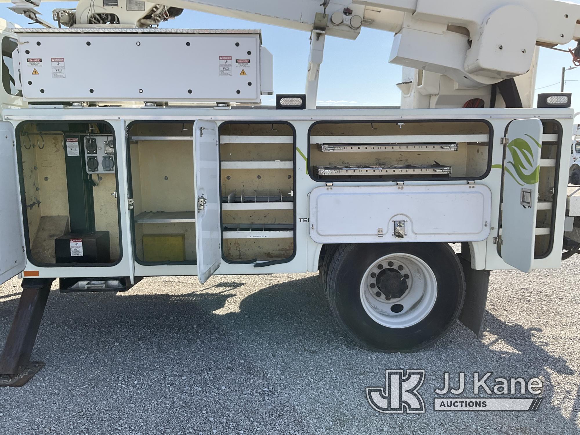 (Springfield, IL) HiRanger TL50M, Articulating & Telescopic Material Handling Bucket Truck rear moun