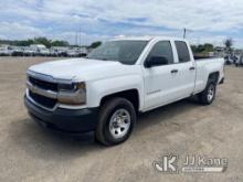 2017 Chevrolet Silverado 1500 4x4 Extended-Cab Pickup Truck Danella Unit) (Runs & Moves, Body Damage