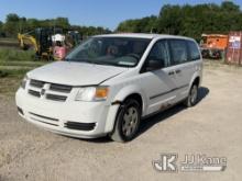 (Charlotte, MI) 2008 Dodge Grand Caravan Mini Passenger Van Runs & Moves) (Jump To Start, Rust, Body