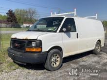 2013 GMC Savana G1500 Cargo Van Not Running, Condition Unknown, No Crank, Body & Rust Damage, Must T