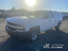 2018 Chevrolet Silverado 1500 4x4 Extended-Cab Pickup Truck Danella Unit) (Runs & Moves, Body Damage