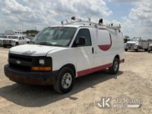 2007 Chevrolet Express G2500 Cargo Van Runs, Moves, Rust, Body Damage, Jump To Start