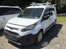 2016 Ford Transit Connect Mini Cargo Van Runs & Moves, Rear Windows Broken Out, Body & Rust Damage,