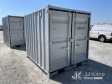 2024 8ft Steel Container (New/Unused) NOTE: This unit is being sold AS IS/WHERE IS via Timed Auction