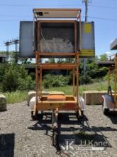 2002 Solar Tech AB-0715D Portable Arrow Board Danella Unit) (No Title, Missing Lights