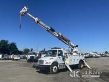 Altec DM47B-TR, Digger Derrick rear mounted on 2019 Freightliner M2 106 Utility Truck Danella Unit) 